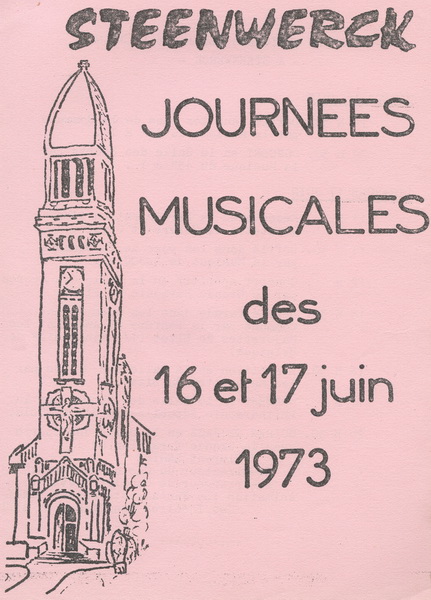 Photo de l'affiche des journées musicales de 1973